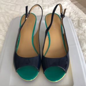 Nine West Color Block Open Toe